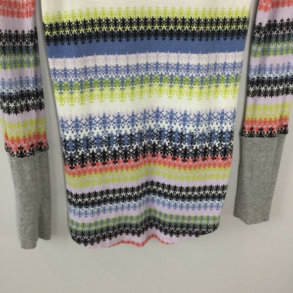 Splendid Thermal patterned long sleeve scoop neck fair isle thermal - Picture 3 of 8